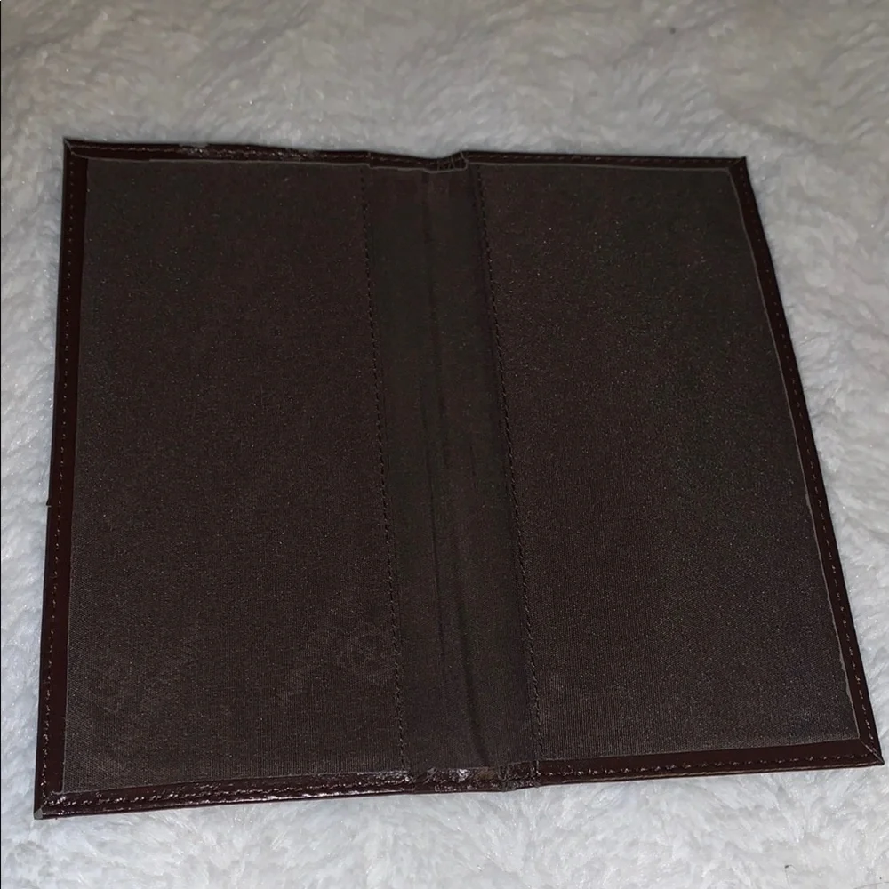 Giani Bernini Brown and Black Logo Wallet